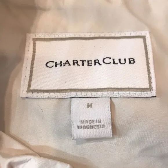 Charter Club Quilted Stand-Collar Vest - Picture 2 of 7